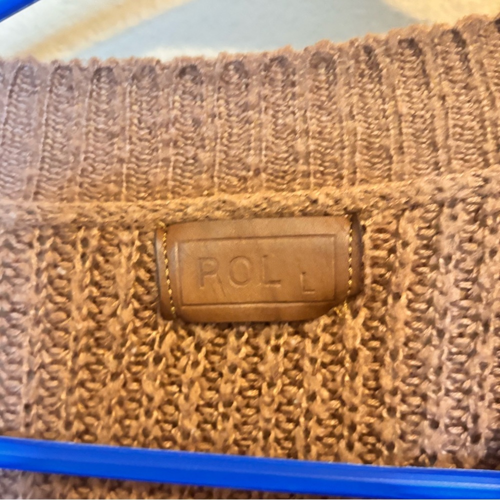 3/4 sleeve cropped sweater - Picture 3 of 3